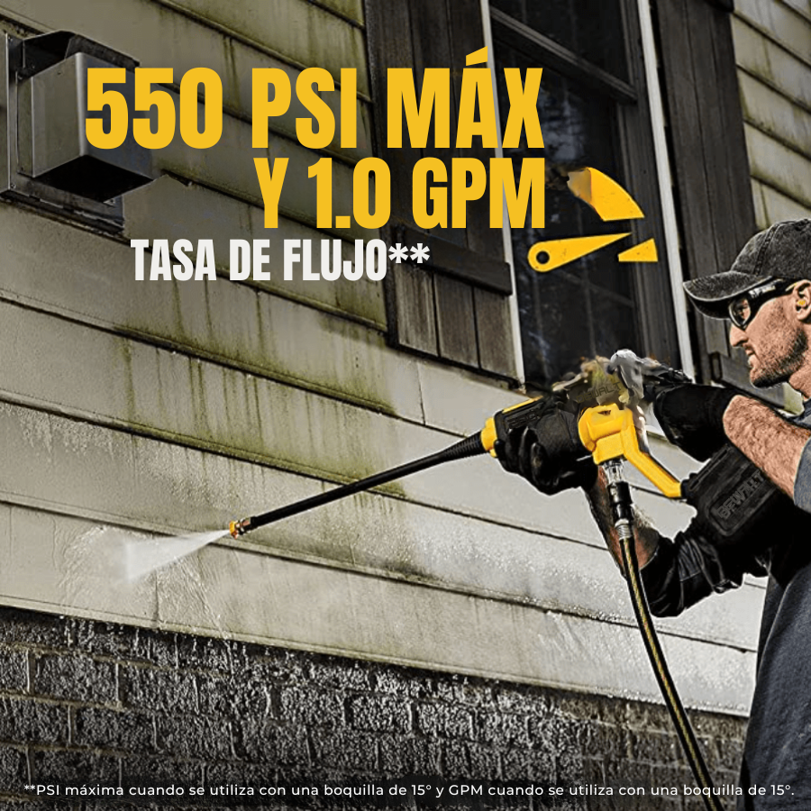 KIT DEWALT ORIGINAL: HIDROLAVADORA PORTATIL + KIT ACCESORIOS + 2 BATERIAS DE REGALLO 48V - ENVIO GRÁTIS 24HR MRW