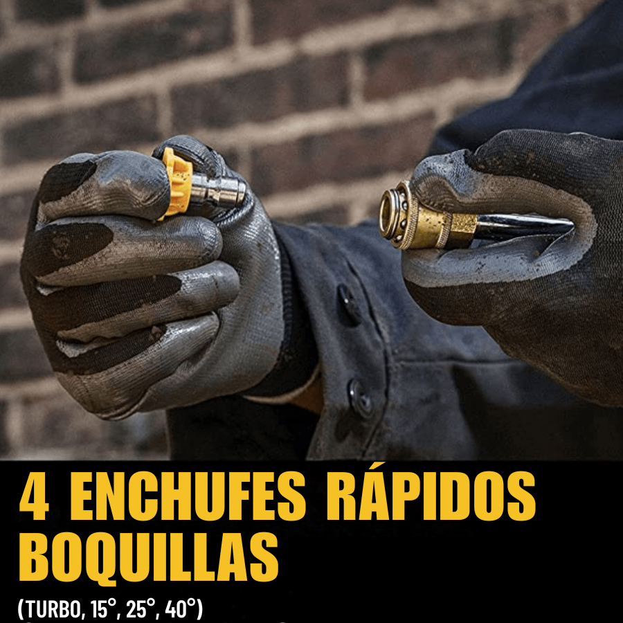 KIT DEWALT ORIGINAL: HIDROLAVADORA PORTATIL + KIT ACCESORIOS + 2 BATERIAS DE REGALLO 48V - ENVIO GRÁTIS 24HR MRW